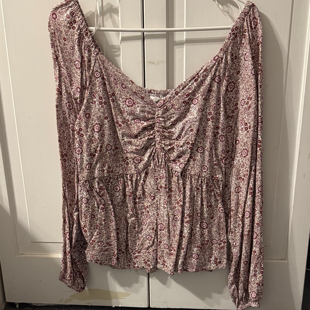 Floral Print Women's Top